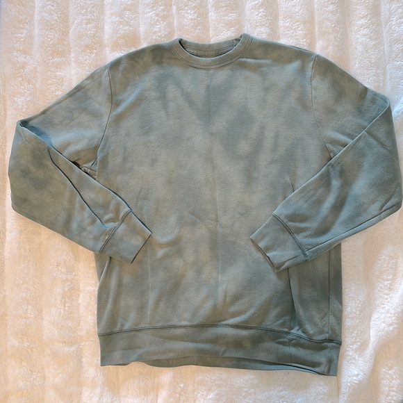 GAP Mens Green Tie Dye Logo Fleece Shorts and Sweatshirt Set in Medium - Picture 6 of 7
